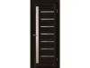 Межкомнатная дверь Вертикаль Акация чёрная Белое