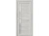 Межкомнатная дверь RE58 Дуб оксфорд (белый сатинат)