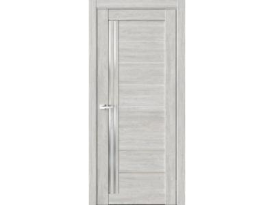 Межкомнатная дверь RE58 Дуб оксфорд (белый сатинат)