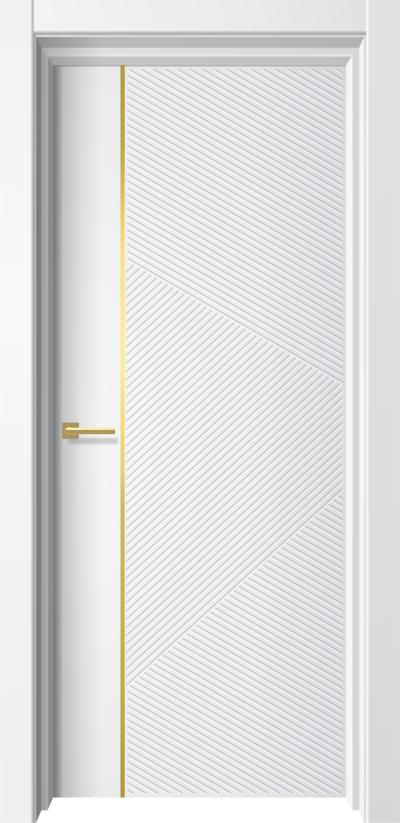 Межкомнатная дверь ДГ8 Белуччи (Кромка белая с 2-х сторон)