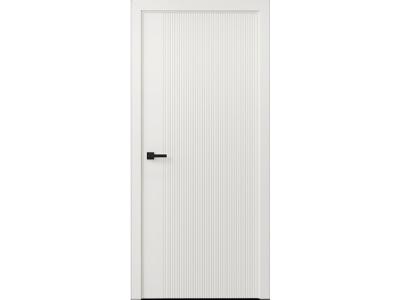 Межкомнатные двери L2 (VERTU) Эмалит белый