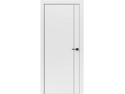 Межкомнатные двери Лайн 1 вертикаль Белый пвх