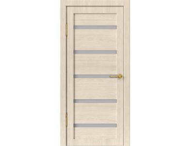 Межкомнатные двери Альмека Лиственница светлая Белое сатин