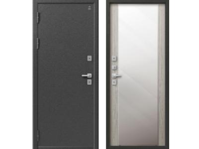 Входная дверь с терморазрывом Т-6/1 Антик серебро - Дуб полярный 2025