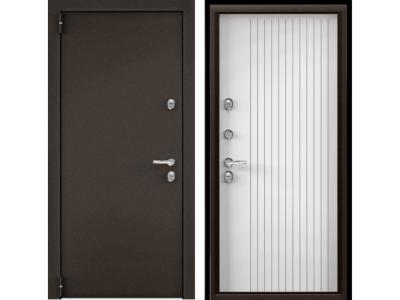 Входная дверь с терморазрывом Снегирь ПРО Бьянко L1