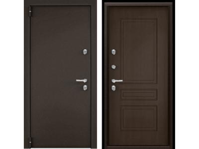 Входная дверь с терморазрывом Снегирь ПРО Дуб коньяк
