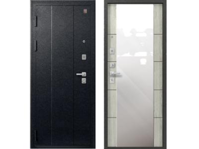 Входная дверь Центурион С-104 Черный муар-Полярный дуб 2023/2024