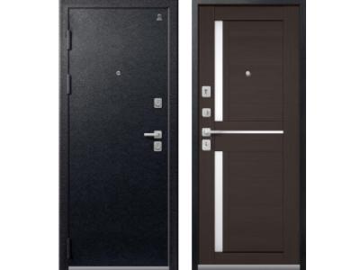 Входная дверь Центурион С-102 Черный муар - Темная лиственница  2025