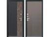 Входные двери С-111 черный муар+кварц черный+орех мокко - Кашемир базальт 2025
