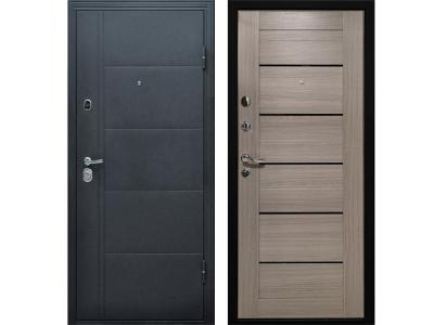 Входная дверь Форпост Эверест Царга сандал серый/капучино