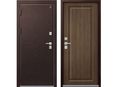 Входные двери Т-4 с терморазрывом Шоколадный муар-Миндаль 2025