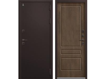 Входные двери Т-6 с терморазрывом Шоколад букле Миндаль 2026